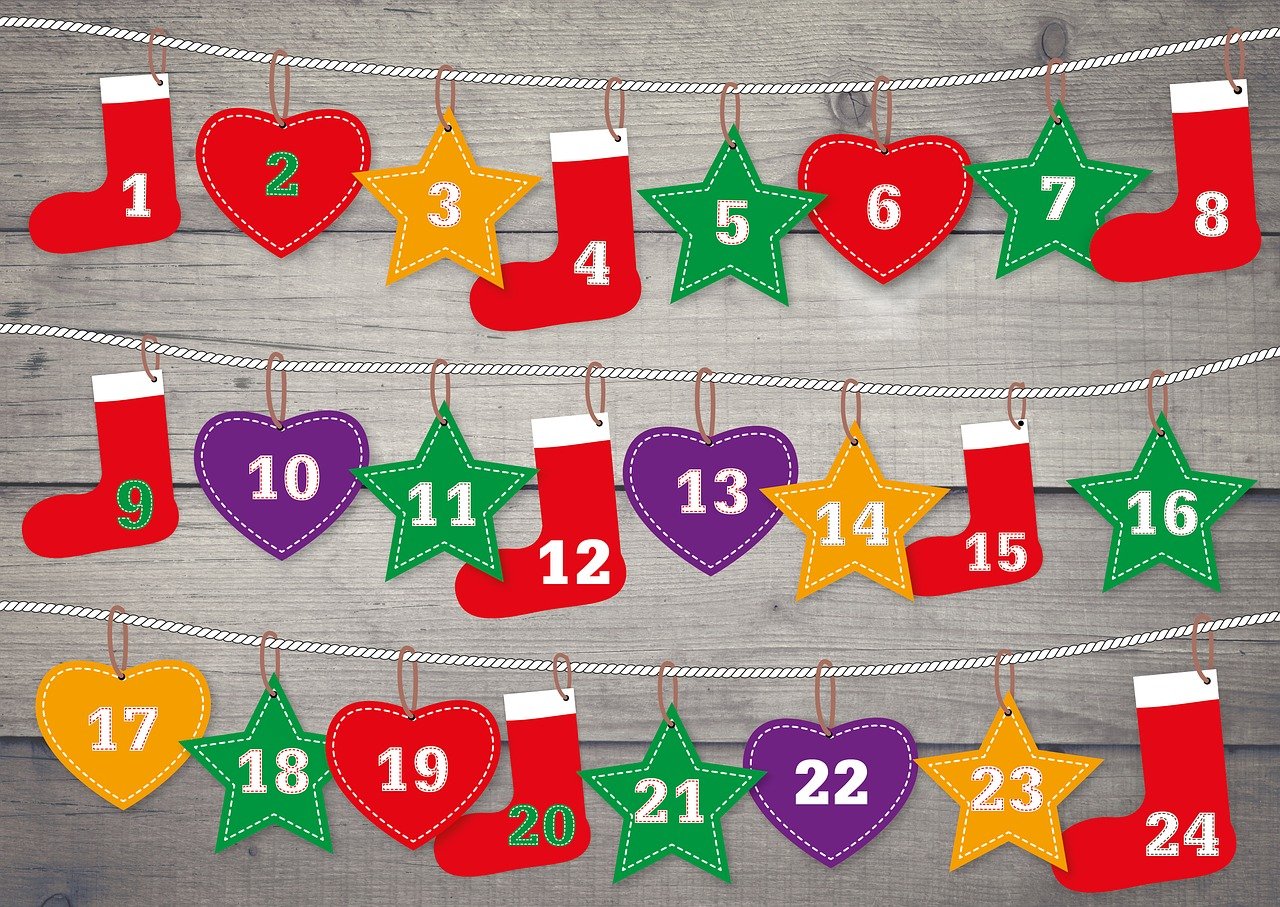 Adventkalender (c) Bild von Pixaline auf Pixabay.