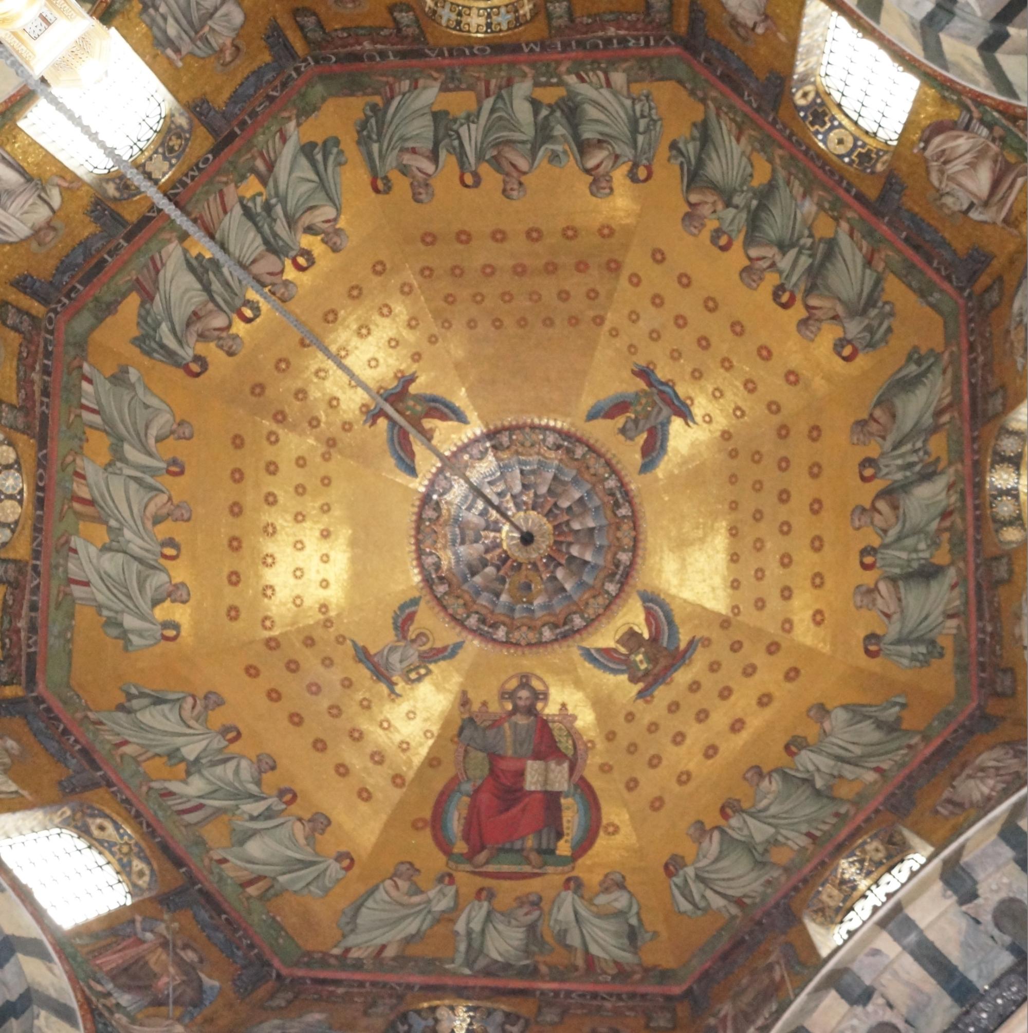 Aachener_Dom_Kuppelmosaik_Oktogon_2014