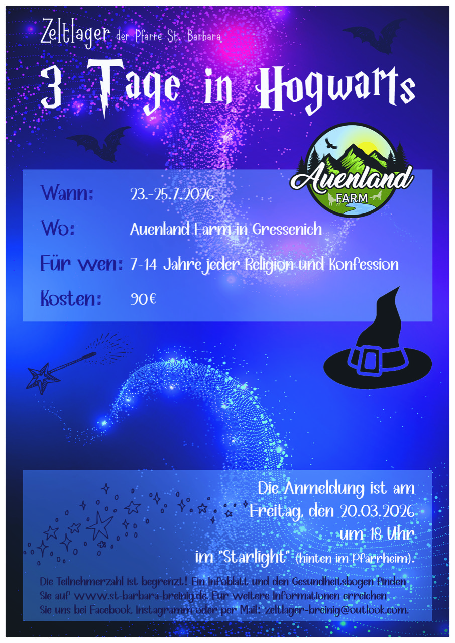 Zeltlager Breinig 2026 (c) Zeltlagerteam Breinig